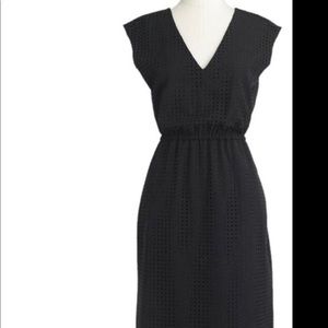 Jcrew Perforated Midi Dress